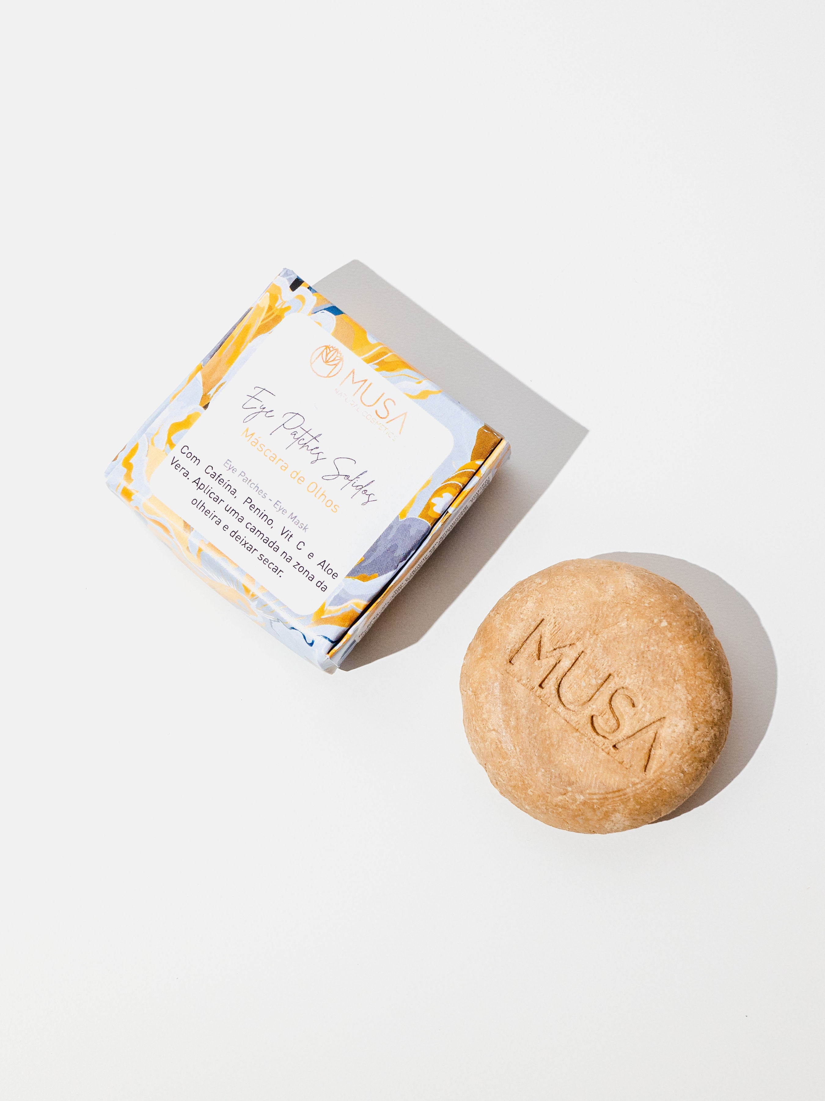Eye Patches Sólidos — Máscara de Olhos com Cafeína e Vitamina C | MUSA