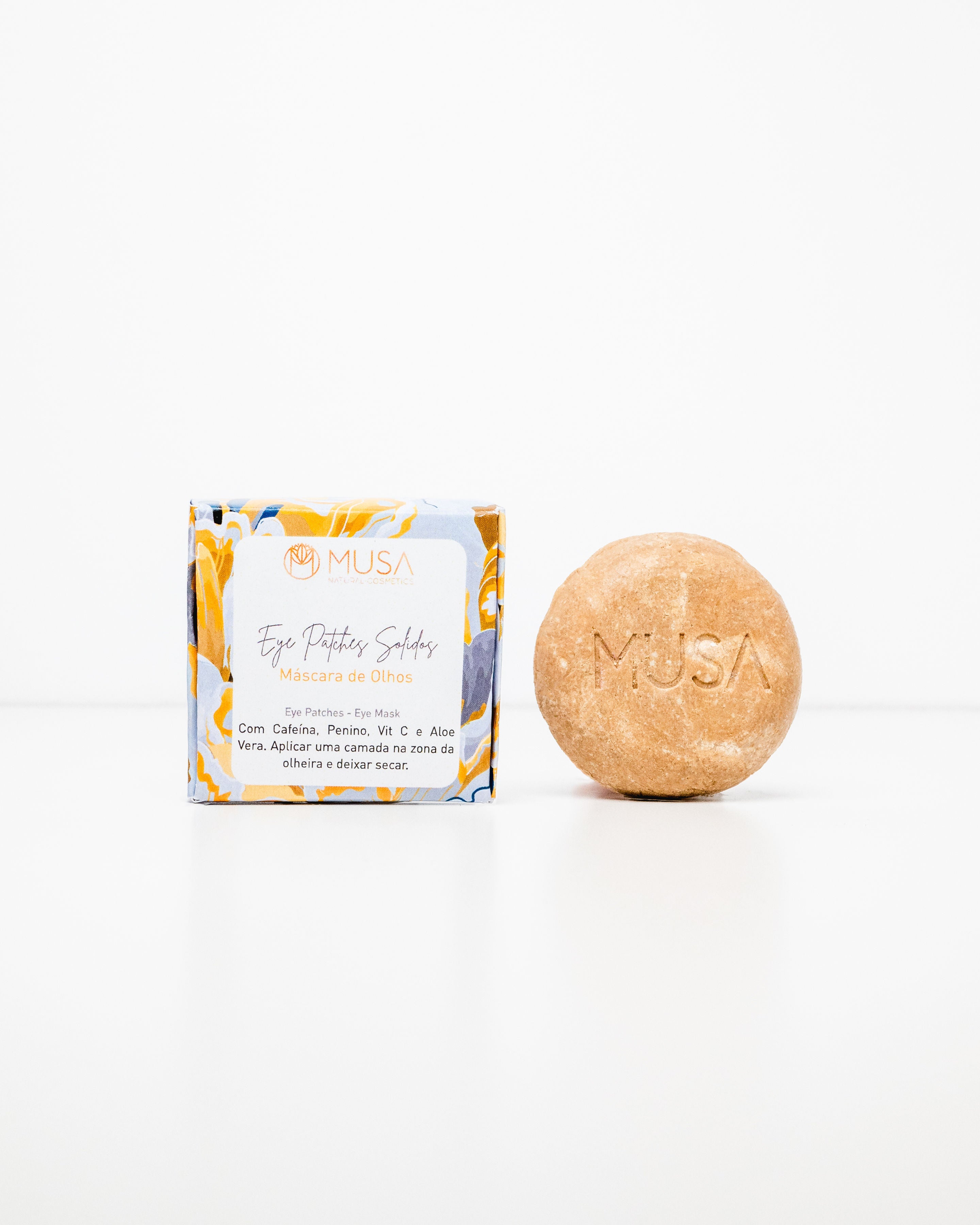 Eye Patches Sólidos — Máscara de Olhos com Cafeína e Vitamina C | MUSA
