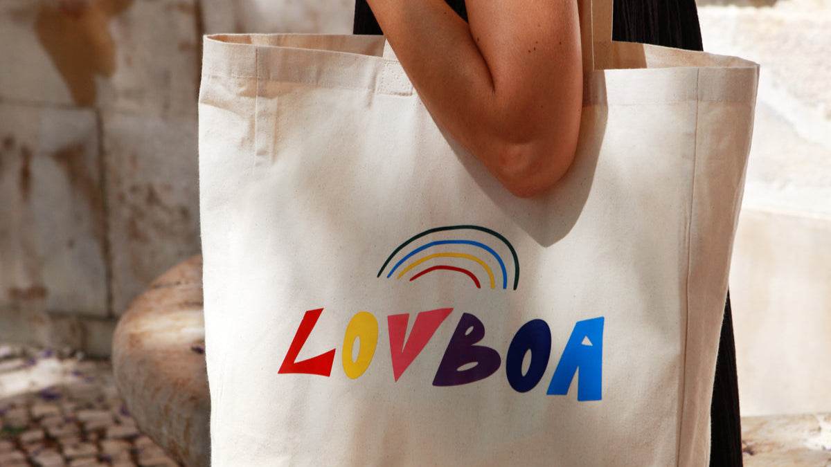 Tote Bag “LovBoa” – 100% Algodão - Madelana A Janela