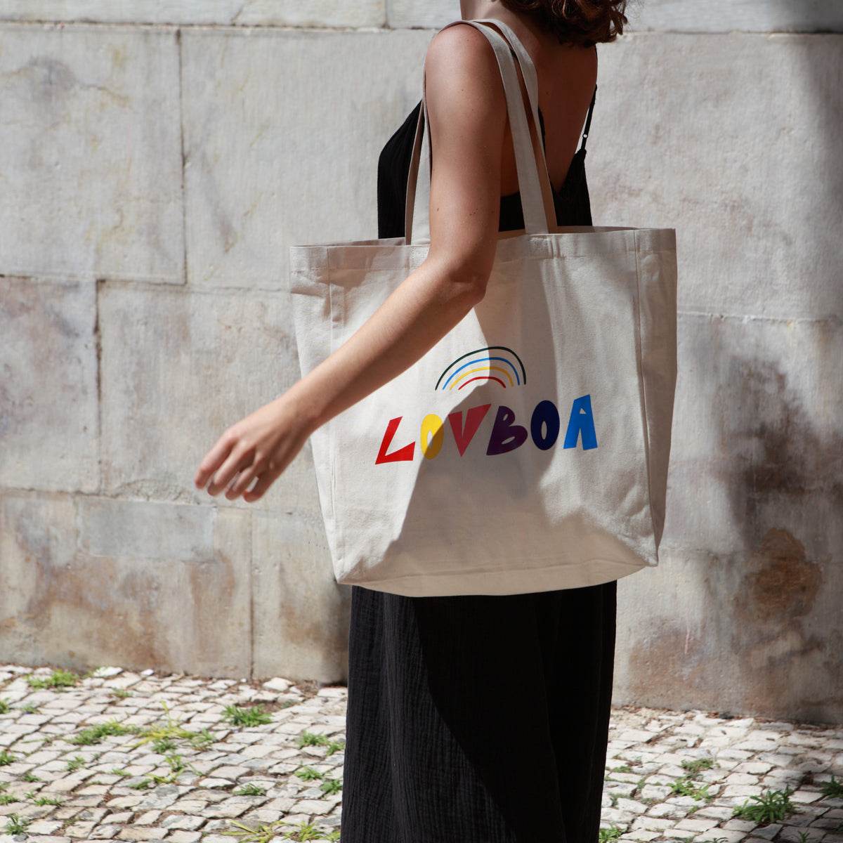 Tote Bag “LovBoa” – 100% Algodão - Madelana A Janela