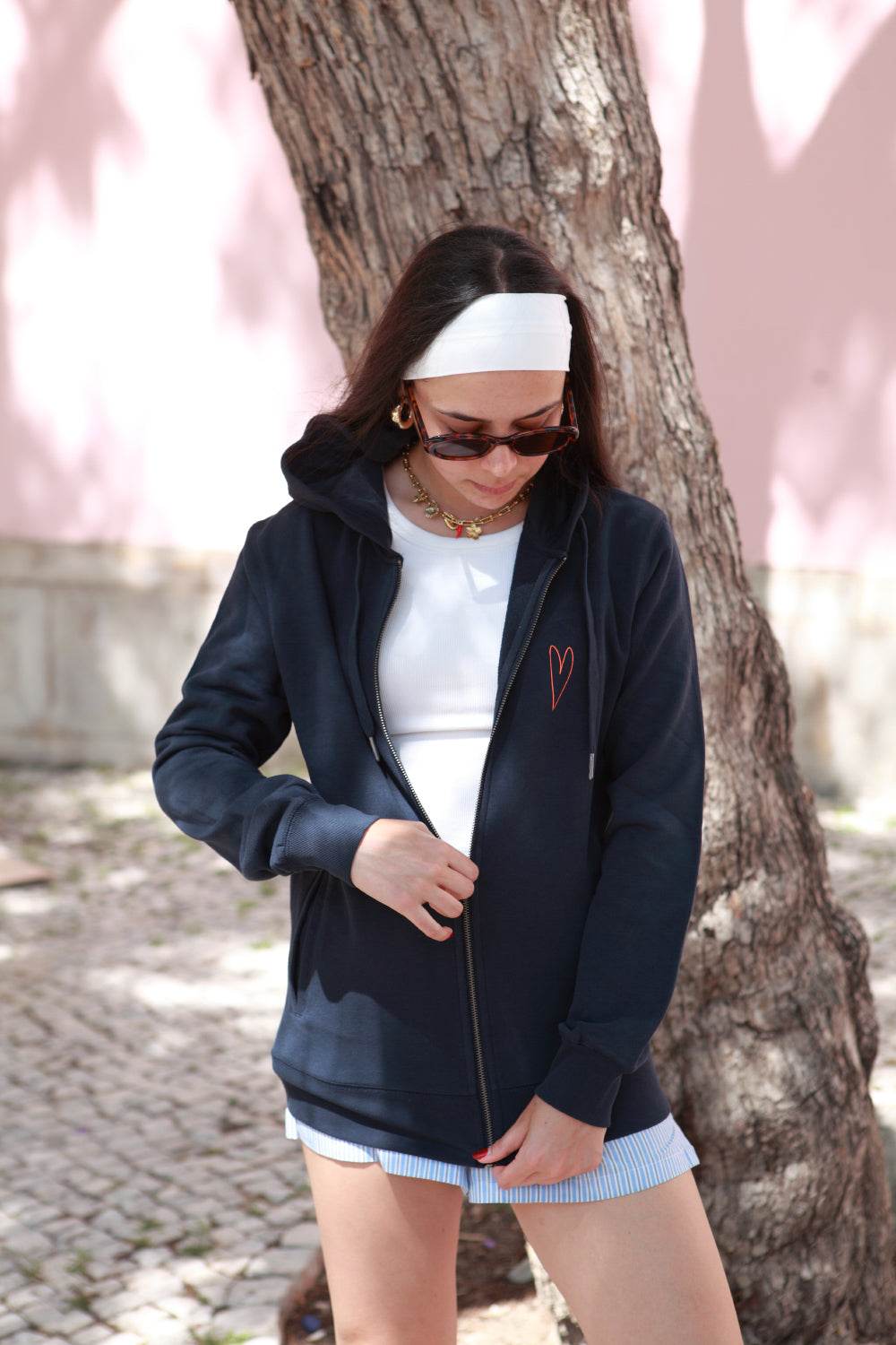 Sweat shirt com zíper LovBoa - Madelana A Janela