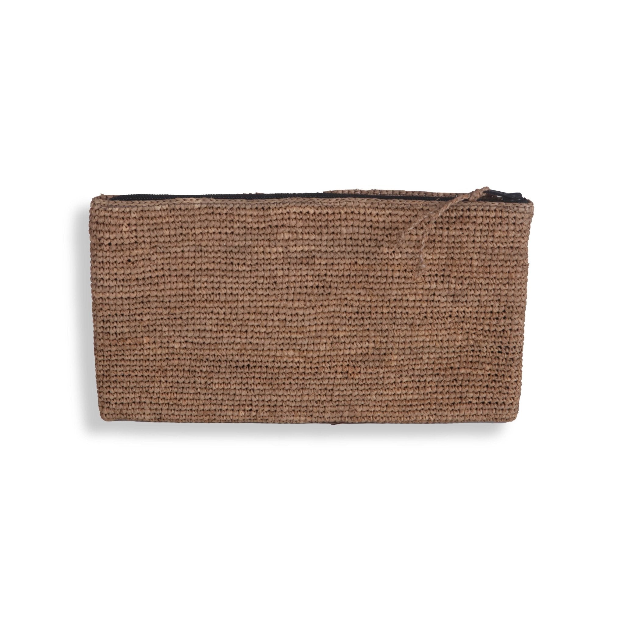 Bolsa plana de rafia LINA - Madelana A Janela