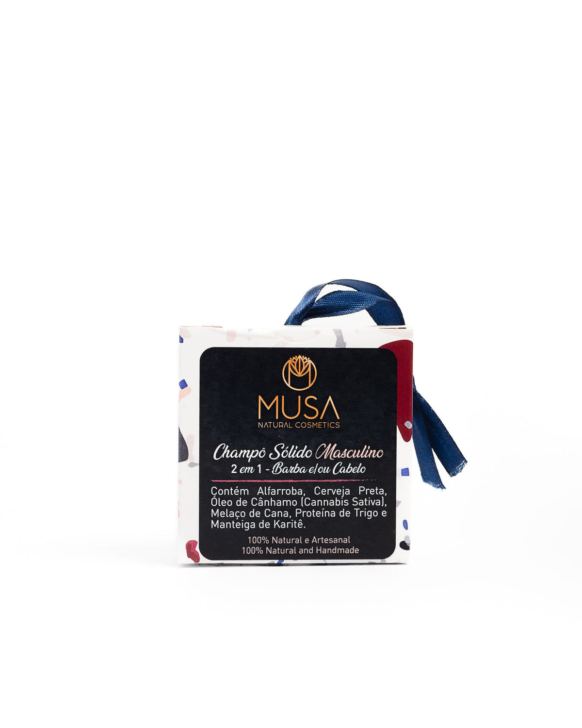 Champô Sólido Masculino 2 em 1 — Barba e Cabelo | 100% Natural | MUSA