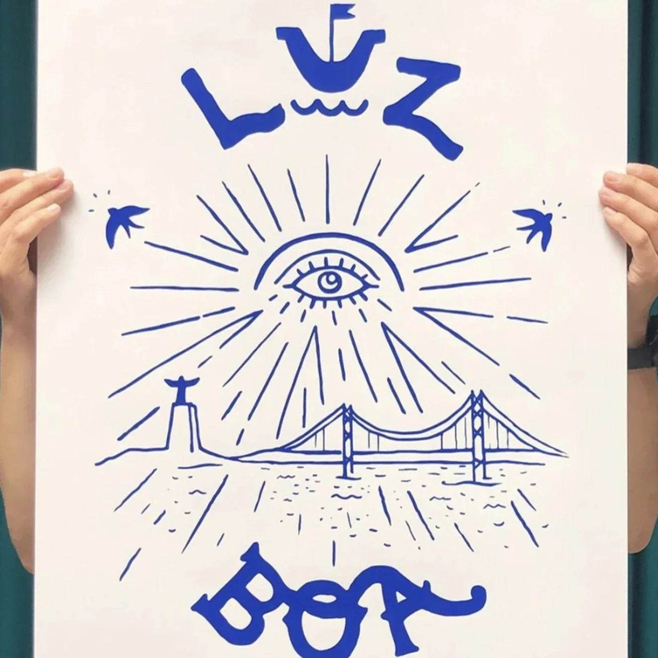 Serigrafia Luz Boa - Madelana A Janela