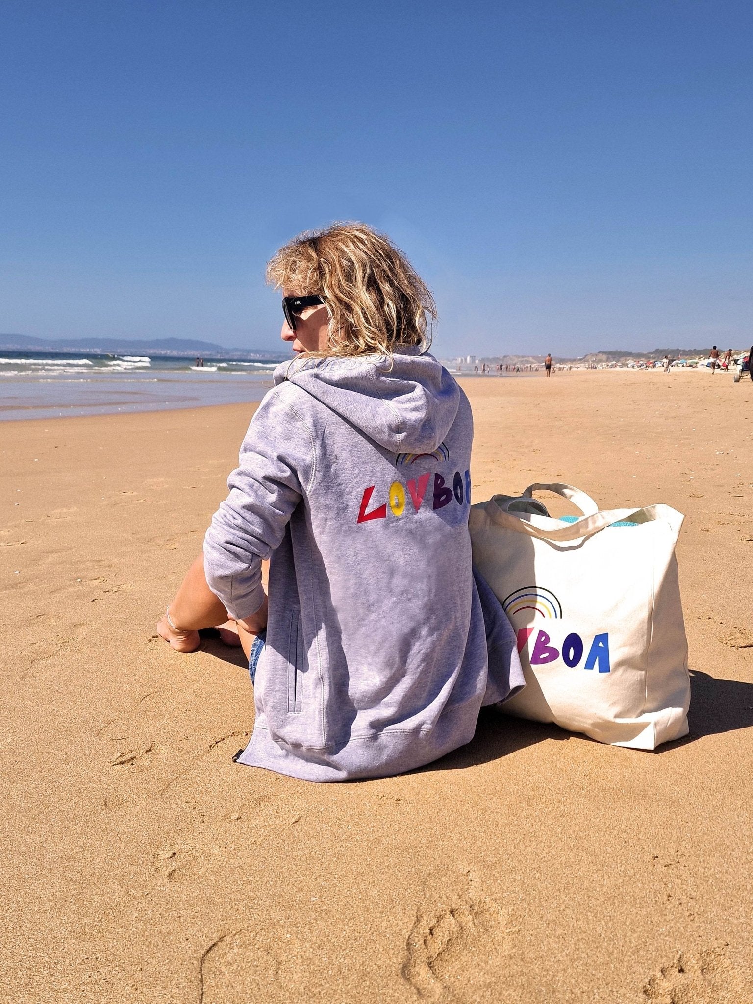 Sweat shirt com zíper LovBoa - Madelana A Janela