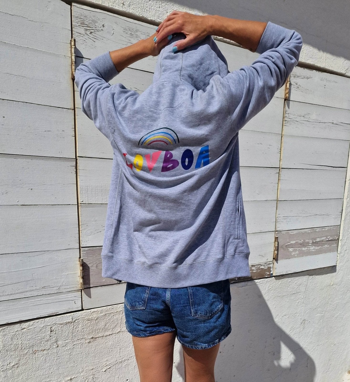 Sweat shirt com zíper LovBoa - Madelana A Janela