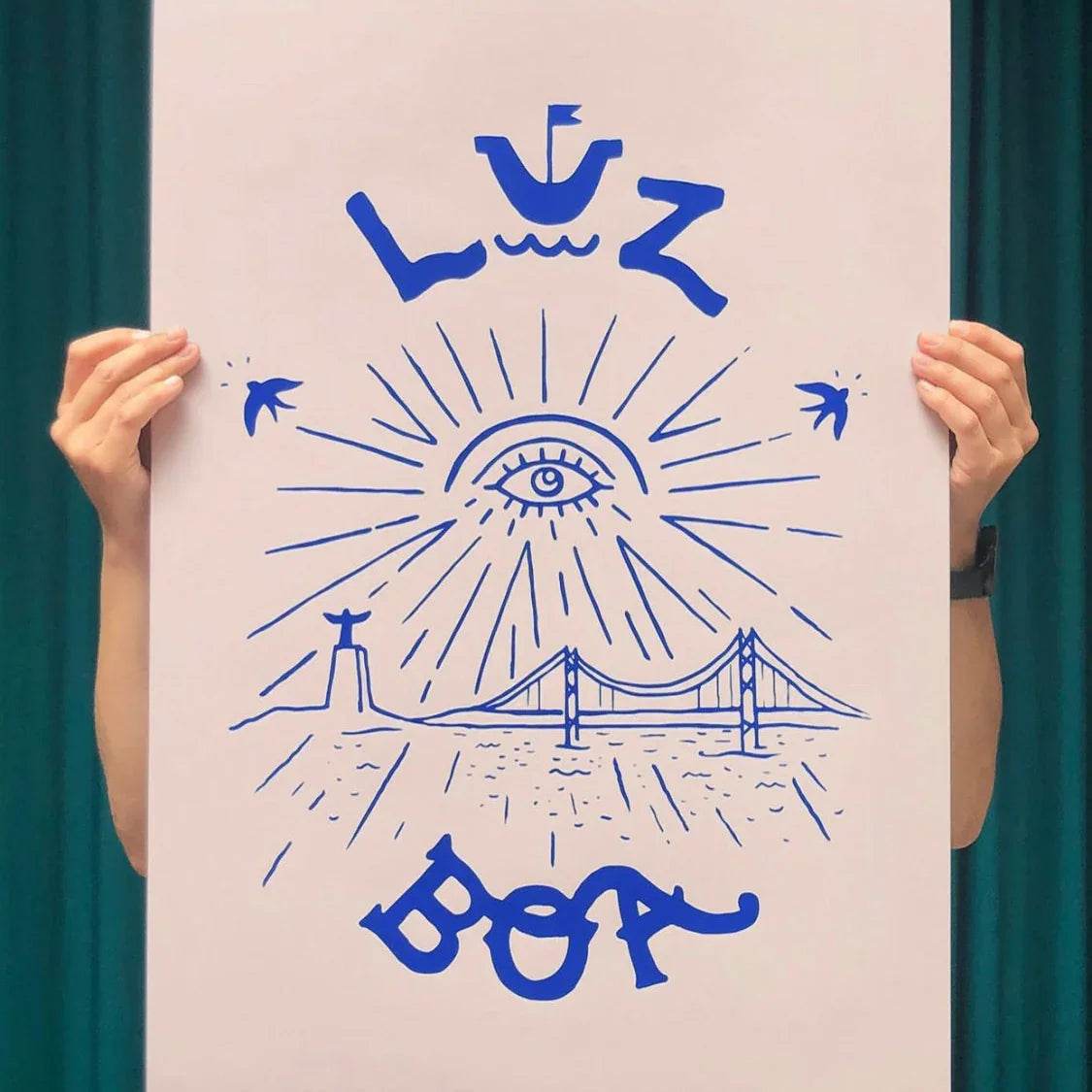 Serigrafia Luz Boa - Madelana A Janela