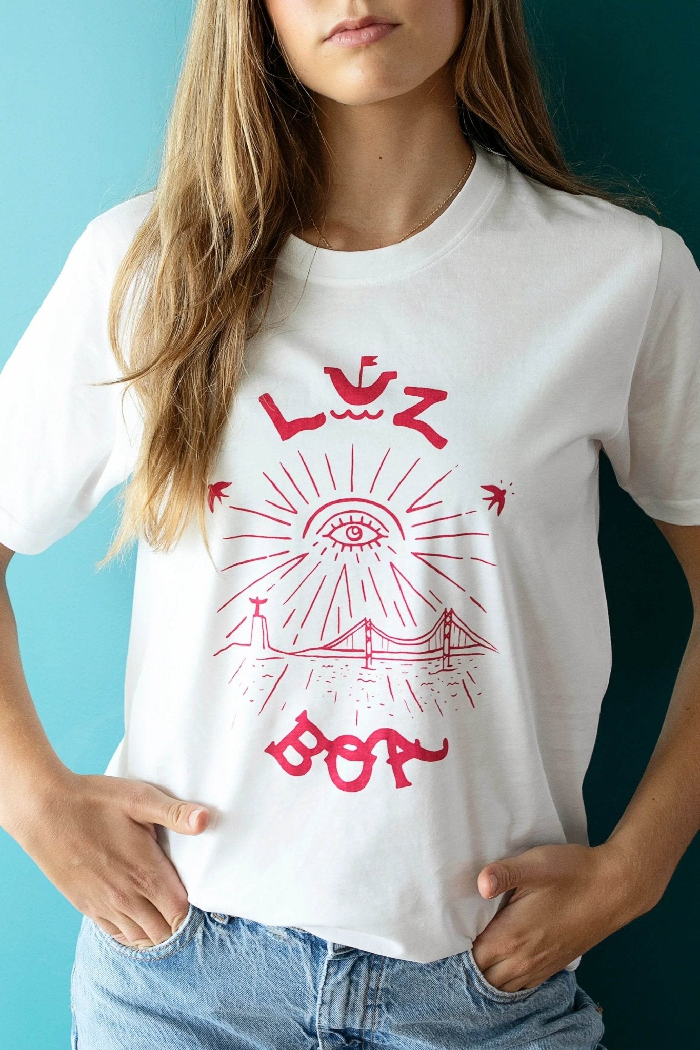 T-shirt Cidade Da Luz - Madelana A Janela