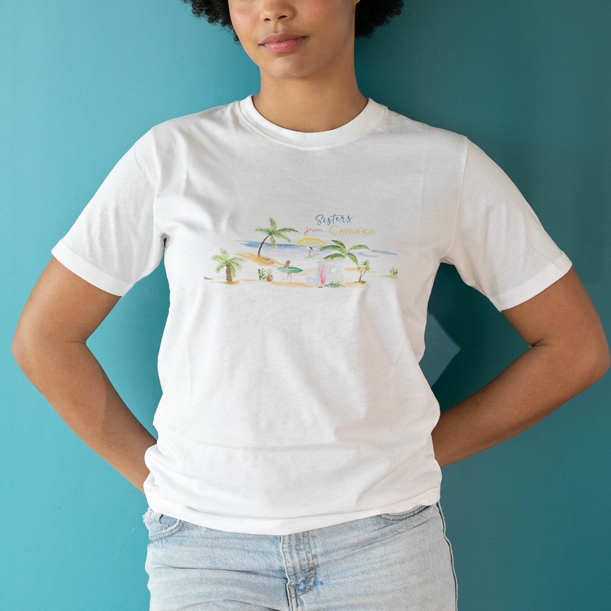 T-shirt Sisters from Caparica - Madelana A Janela