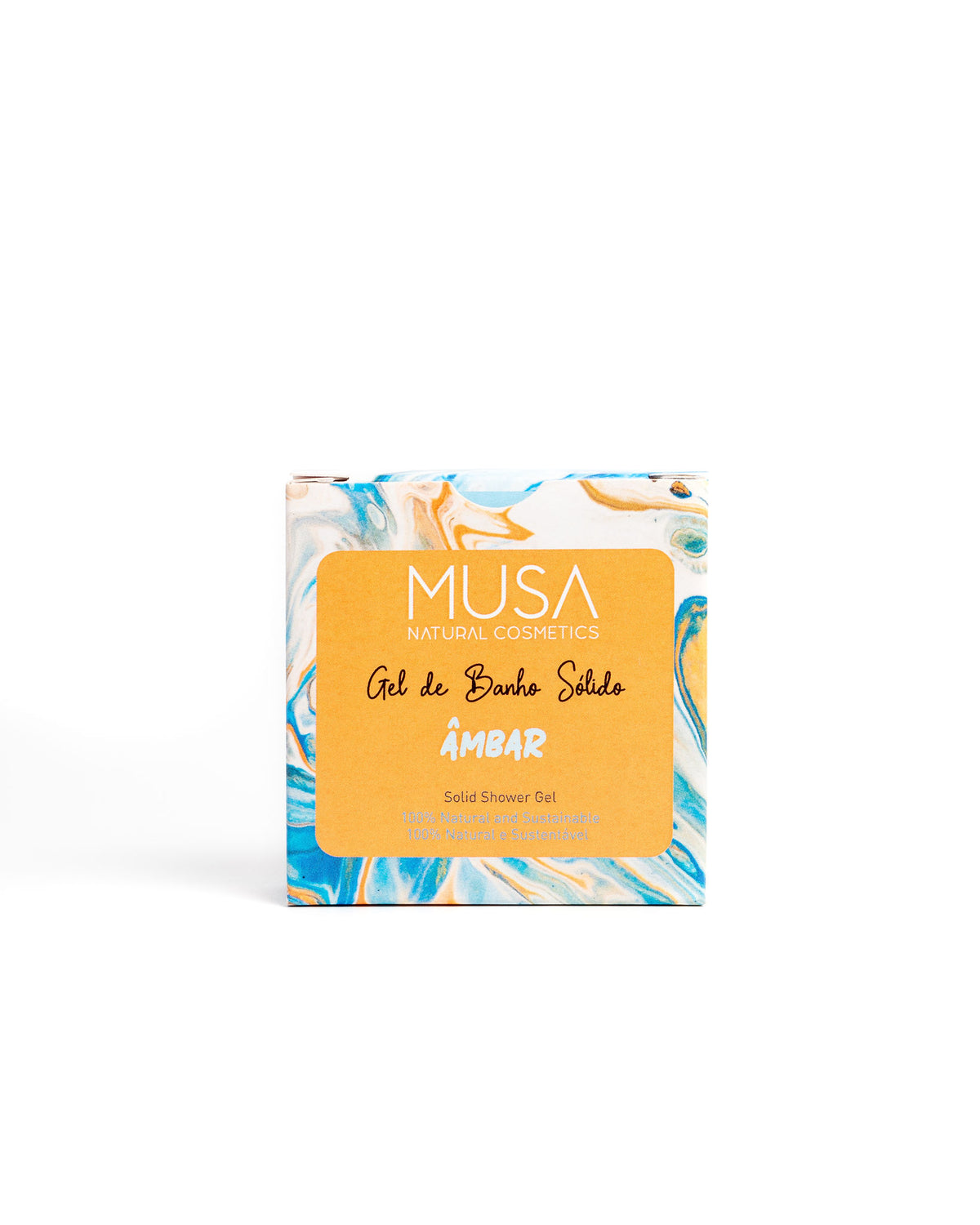 Gel de Banho Sólido Âmbar — 100% Natural e Sustentável | MUSA