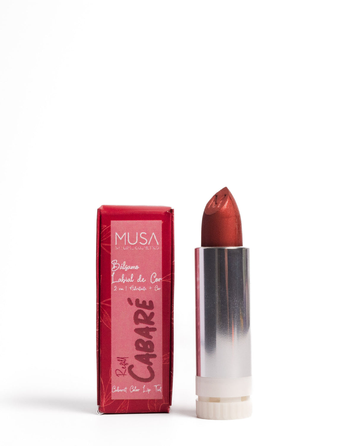 Bálsamo Labial de Cor 2 em 1 — Hidratante + Cor | Recarregável | MUSA