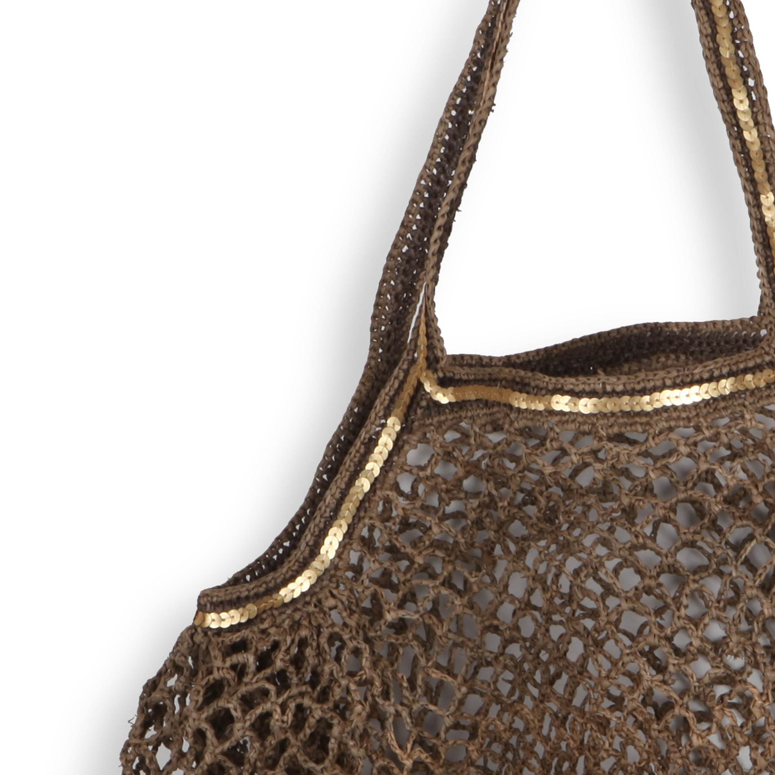 Bolsa de rede em rafia ESTELA - Madelana A Janela