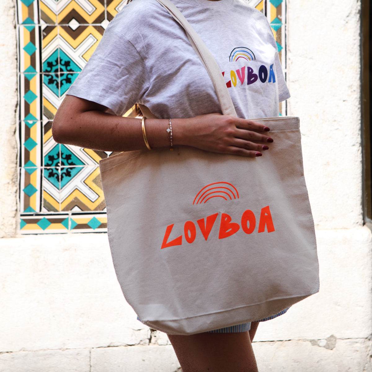 Tote Bag “LovBoa” – 100% Algodão - Madelana A Janela