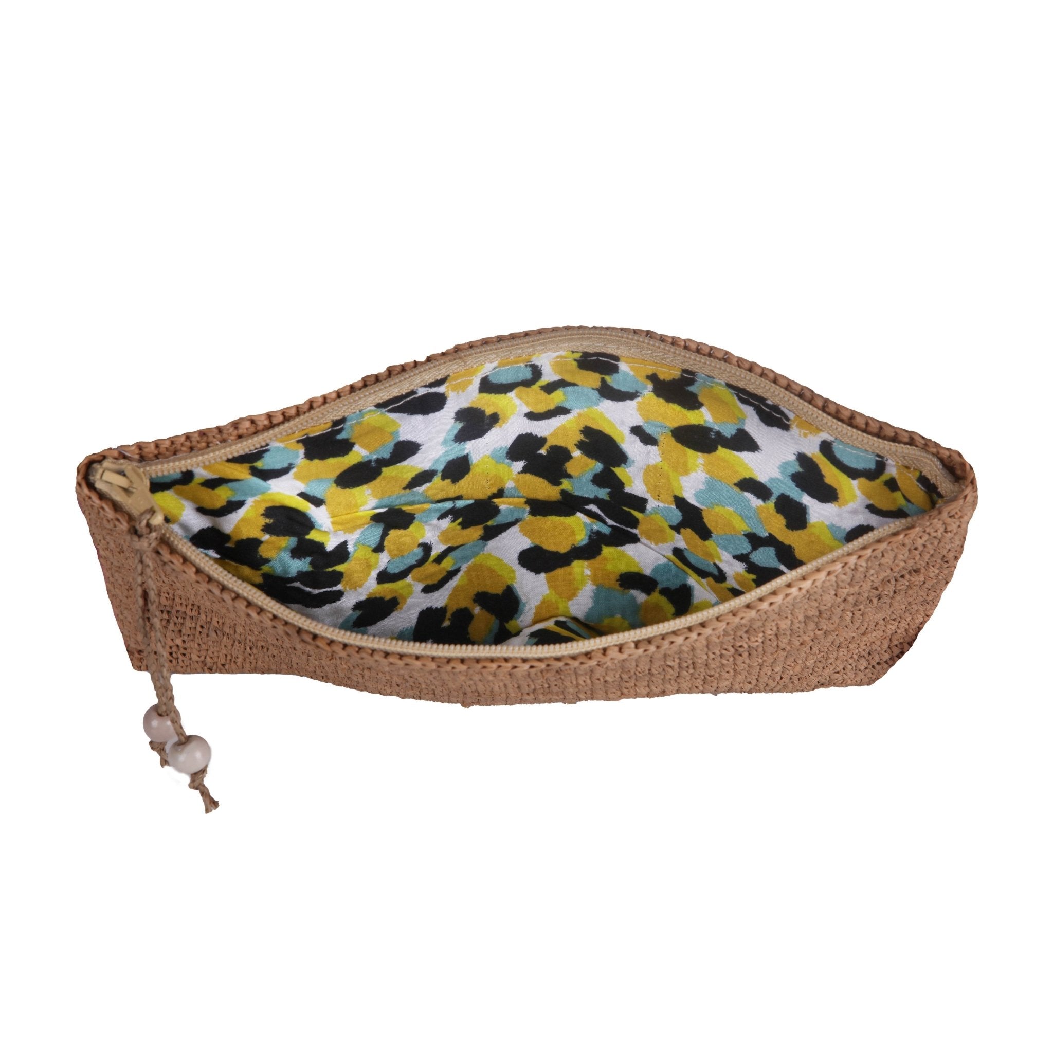Bolsa plana de rafia LINA - Madelana A Janela