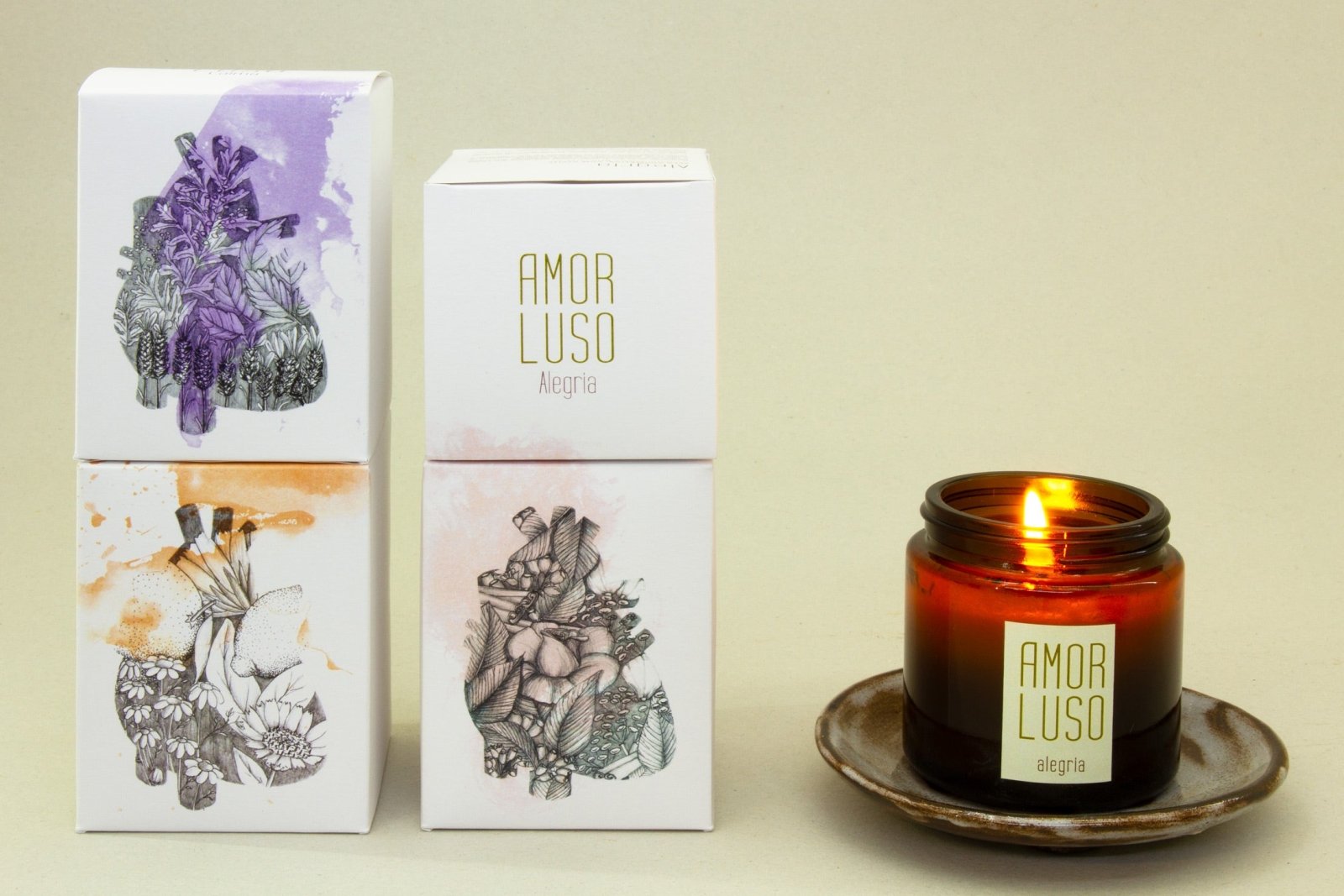 Velas aromáticas Coração do lar - 19h | 90g - Madelana A Janela