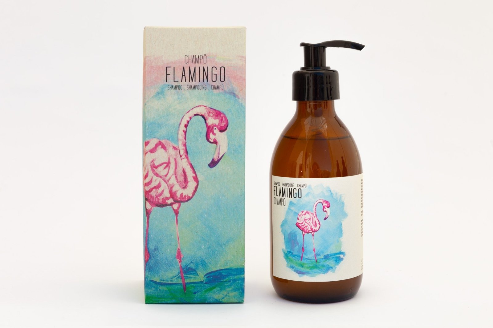 Champô liquido 250ml - Flamingo - Madelana A Janela