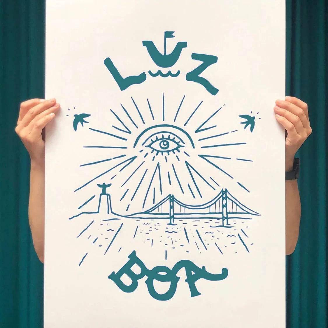 Serigrafia Luz Boa - Madelana A Janela