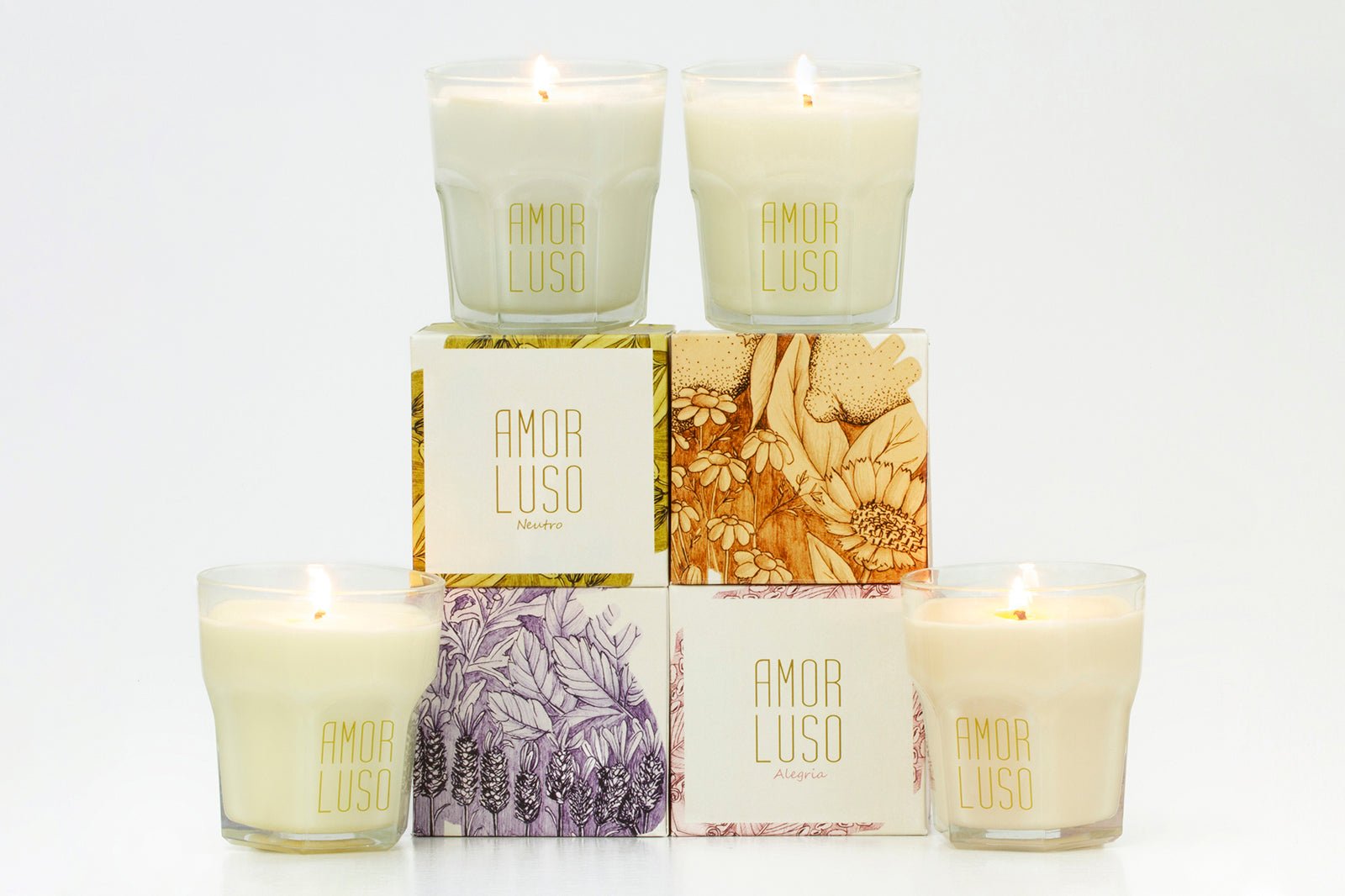 Velas aromáticas Coração do lar - 42h | 249g - Madelana A Janela