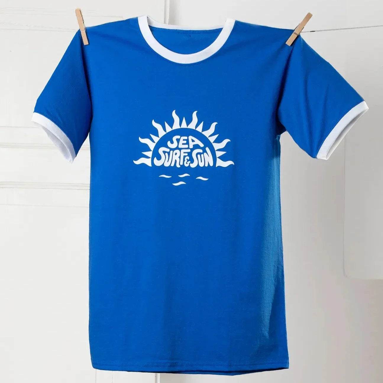 Camiseta Sea Surf & Sun - Madelana A Janela